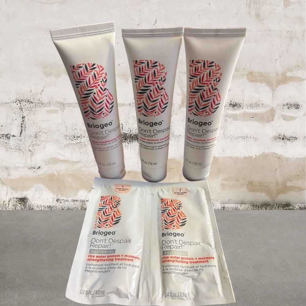 Briogeo Don't Despair, Repair! Strengthen + Repair Hair Kit NEW